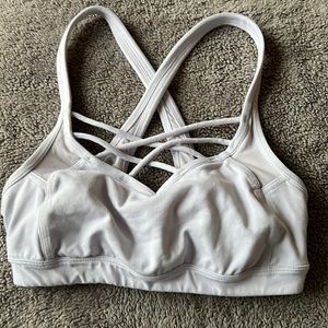 Athleta light purple sports bra